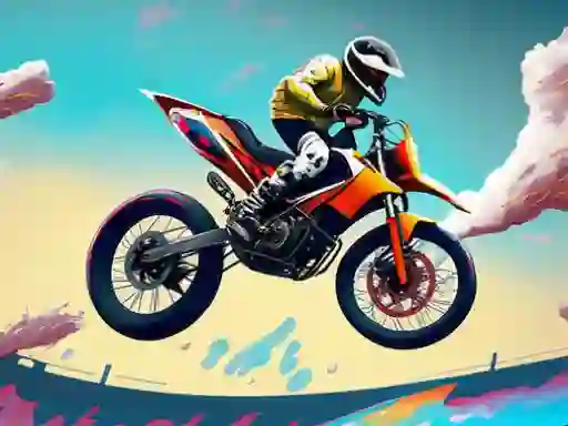 Cluiche Bike Jump ar líne