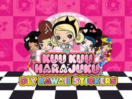Cluiche Kuu Kuu Harajuku Stickers ar líne