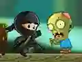 Cluiche Ninja Kid Vs Zombies ar líne