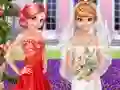 Cluiche Frozen And Ariel Wedding ar líne