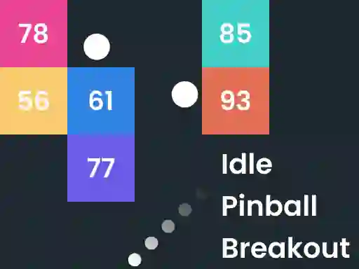 Cluiche Idle Pinball Breakout ar líne