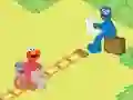 Cluiche 123 Sesame Street: Train Track Engineers ar líne