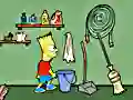 Cluiche Bart Simpson Saw ar líne