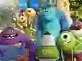 Cluiche Monsters University Tic-Tac-Throw ar líne