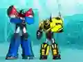Cluiche Transformers Robots in Disguise: Super Mini-Con Striker ar líne