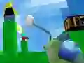 Cluiche Blocky Gun Paintball ar líne