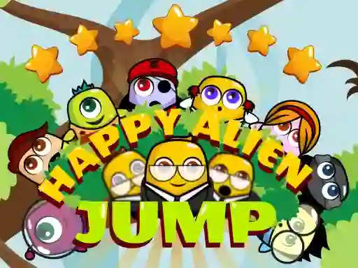 Cluiche Happy Alien Jump ar líne