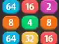 Cluiche 2048 Merge ar líne