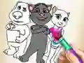 Cluiche Kitty Coloring Book ar líne