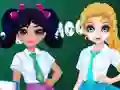 Cluiche Jacqueline and Eliza School Bag Design Contest ar líne