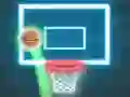 Cluiche Swipe Basketball Neon ar líne