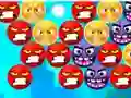 Cluiche Angry Face Bubble Shooter ar líne