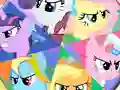 Cluiche Pony Round Puzzle ar líne