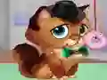 Cluiche Kitty Playground Deco ar líne