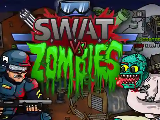 Cluiche Swat vs Zombies ar líne