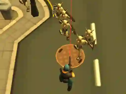 Cluiche Top-Down Monster Shooter ar líne