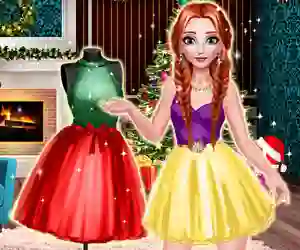 Cluiche Annie Winter Dress ar líne
