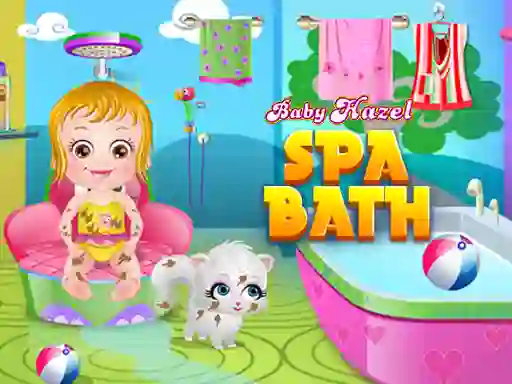 Cluiche Baby Hazel Spa Bath ar líne