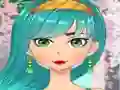 Cluiche Anime Girls Fashion Makeup Dress Up ar líne