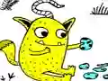 Cluiche Funny Monsters Puzzle ar líne