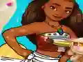 Cluiche Moana Coloring Book ar líne