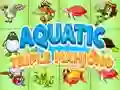 Cluiche Aquatic triple mahjong ar líne