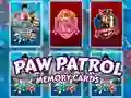Cluiche Paw Patrol Memory Cards ar líne