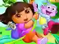 Cluiche Dora the explorer Hidden stars ar líne