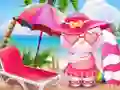 Cluiche Hello Kitty Beach Fun ar líne