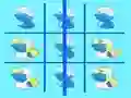 Cluiche Smurfs Tic Tac Toe ar líne