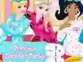 Cluiche Princess: Slumber Party Funny Faces ar líne
