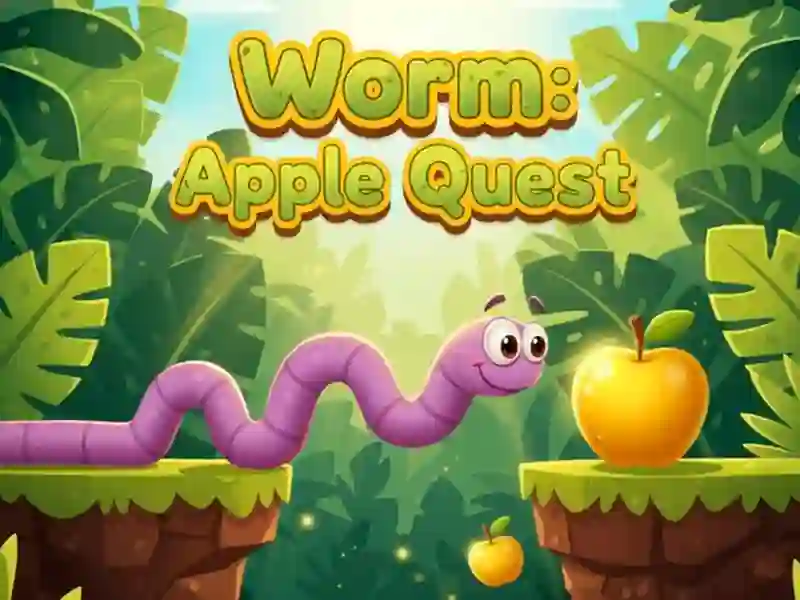 Cluiche Worm:  Apple Quest ar líne