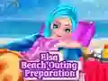 Cluiche Elsa Beach Outing Preparation ar líne