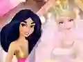 Cluiche Princess Pink And Gold Wedding ar líne