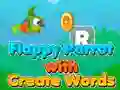 Cluiche Flappy Parrot with Create Words ar líne