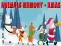 Cluiche Animals Memory - Xmas ar líne