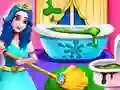 Cluiche Princess Home Cleaning ar líne