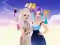 Cluiche Fashion Showdown Ellie and Villain Quinn ar líne