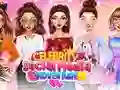 Cluiche Celebrity Social Media Adventure ar líne