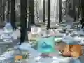Cluiche Winter Wonderland Forest Adventure ar líne