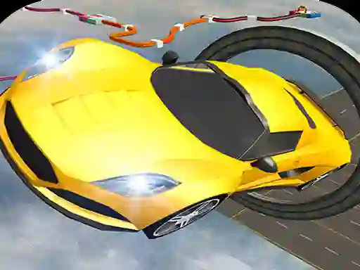 Cluiche Ramp Car Stunts Racing Impossible Tracks 3d ar líne