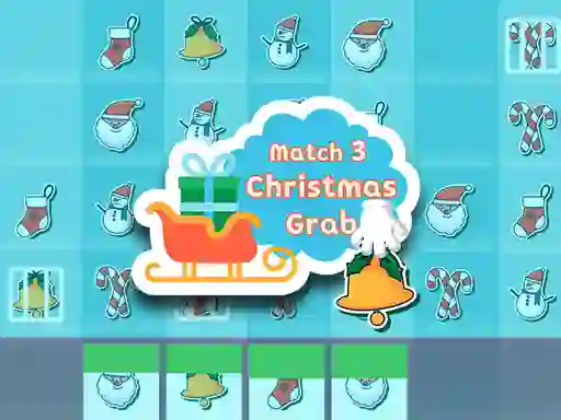 Cluiche Christmas Grab Match 3 ar líne