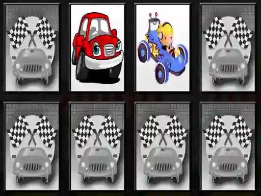 Cluiche Racing Cars Memory ar líne