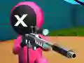 Cluiche Squid Game Sniper 3D ar líne