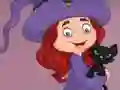 Cluiche G2E Happy Witch Girl And Cat Room Escape ar líne