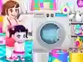 Cluiche Children Laundry ar líne
