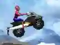 Cluiche Spiderman Snow Scooter ar líne