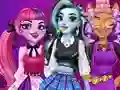 Cluiche High School Princess Monster Mash ar líne