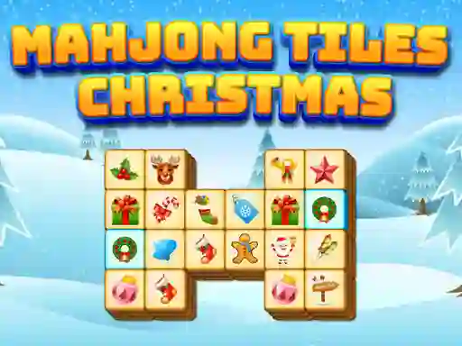 Cluiche Mahjong Tiles Christmas ar líne