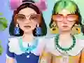 Cluiche Fashionable maximalist makeup ar líne